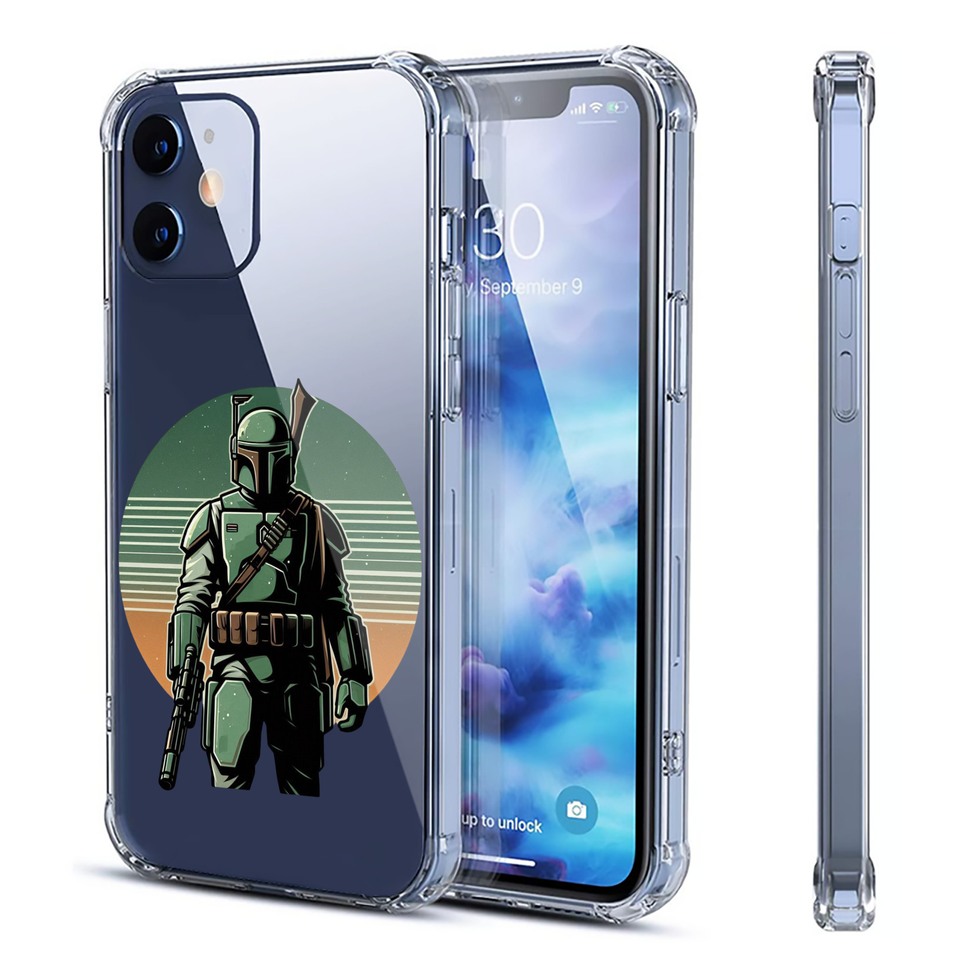 （画像用） スター・ウォーズ Star Wars 【iPhone 12シリーズ対応】透明スマホケース（クリアソフトケース）